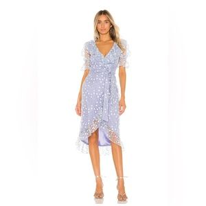 Majorelle Lawson Blue MIDI Dress in size XS